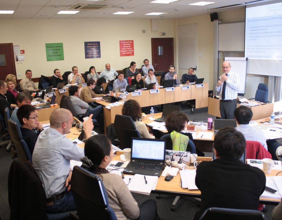 EIPM Executive Master Class in 2013: students and speaker Arjan Van Weele in class